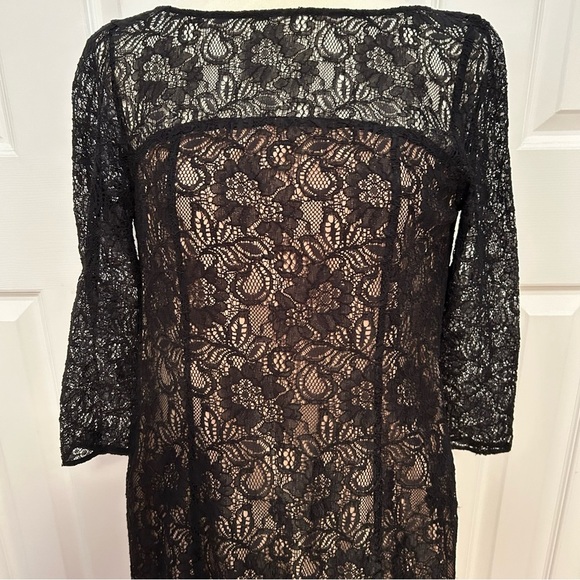 ARMANI EXCHANGE Lace Overlay Cocktail Dress - Picture 7 of 7